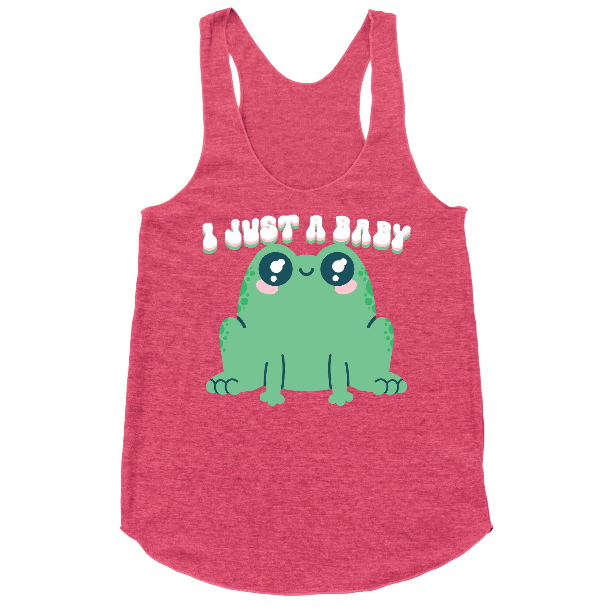 I Just A Baby Frog Racerback Tank